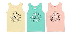 CSKG 20044-38 Майка для девочки (Ментоловый (122-128)-64) 503081