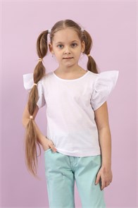 CSKG 63795-20-397 Футболка для девочки (Белый (110)-60) 598188