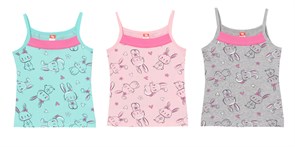 CWKG 20038-40 Майка для девочки (Бирюзовый (122-128)-64) 494589