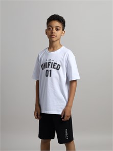 CSXB 90245-20-411 Комплект для мальчика (футболка, шорты) (Белый (146)-76) 599744