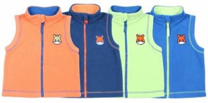 #CWB 61978 Жилет для мальчика салатовый (086)-52 ВГ флис 381085