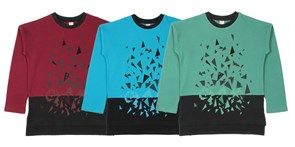 #CWJ 62234 Джемпер для мальчика зеленый (152)-80 ВГ 428111