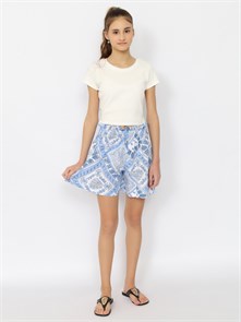 CSJG 70475-43-400 Шорты для девочки (Голубой (140)-72) 592440