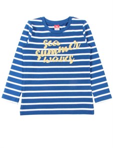 CSK 62366 (223) Джемпер для девочки т.синий/белый (128)-64 ВГ 449368