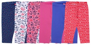 CSK 7757 Бриджи для девочки розовый (ракушки) (092)-52 ВГ 406948