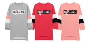 CWJG 62897-25-291 Платье для девочки (Малиновый (140)-72) 497786