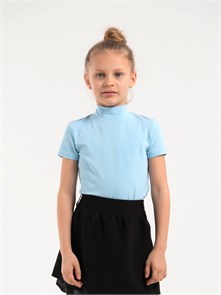 CWJG 63201-43 Водолазка для девочки (Голубой (158)-80) 525669