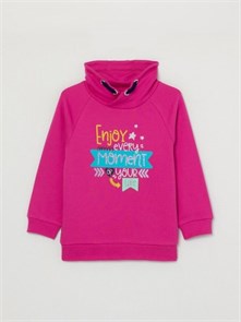 CWKG 62812-46-282 Джемпер модель "худи" для девочки (Фуксия (092)-52) 497809
