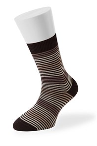 Носки 21P11 (23-26-Moka) в полоску БЕЗ СКИДКИ!!! 507542