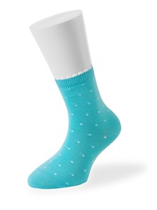 Носки 22P31 (27-30-blu chiaro)  в горошек БЕЗ СКИДКИ!!! 507784