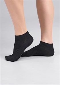 CLE Носки жен.S200 хл+эл укор (23-чёрный) 95775