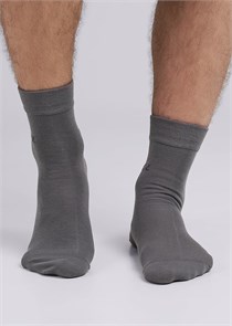 CLE Носки муж.К107 хл+па (27-серый) 95786