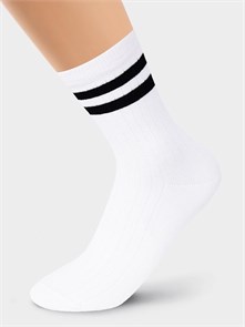 CLES Носки жен.L3001 market line хл+эл (25-белый) 95791
