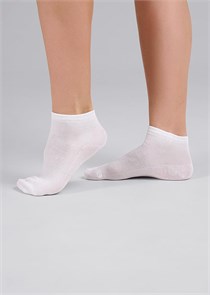 CLES Носки жен.L2001 market line сетка (23-белый) 95795