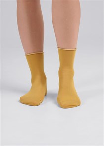 CLE Носки жен.Д307 хл+эл осл.р (25-горчичный) 95924