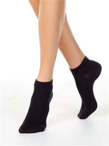 Носки жен. 3DSOCKS 24С-3СП 000 (25-27-черный) короткие хлопковые 96002