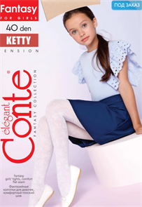 Колготки дет. KETTY 20С-111СП (104-110-bianco) 96250