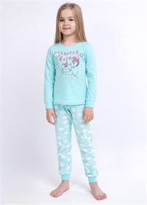 CLE Комплект дев. 903611-01кдн_п св.голубой/белый 30 96424