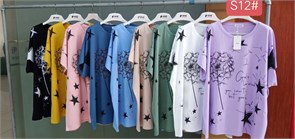 Футболка жен. Тюльпан №S12 one size 96474