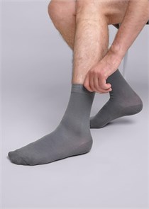 CLE Носки муж.К112 хл+па сетка (25-серый) 97017