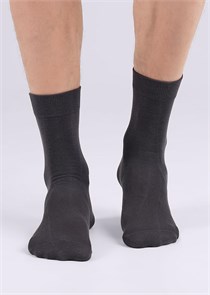 CLES Носки муж.M1003 market line хл+эл (25-т.серый) 97026
