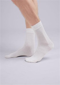 CLES Носки муж.M1003 market line хл+эл (25-белый) 97033