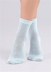 CLES Носки жен.L1002 market line хл+эл (23-св.голубой) 97049