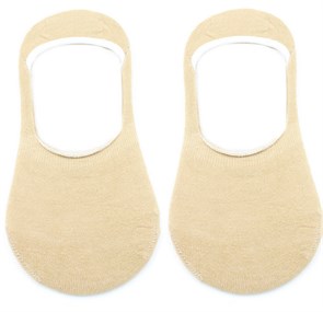 ННЖ Носки невидимые женские "Hobby Line"/12/ х/б, бежевый, однотонные (36-39) 97233