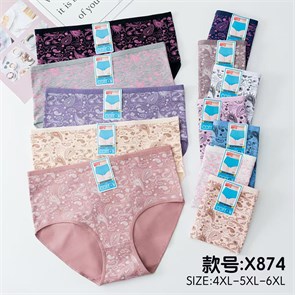 Плавки "Cotton" X874 (4XL,5XL,6XL) 97745