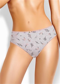 CLE C1171 Трусы жен. Тиара (48-меланж св.серый/розовый) 97779
