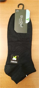 Носки муж.№1344 "RoeRue" черные короткие 10шт/уп. 97787