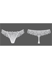 Плавки LSi_F_CRISTALLO_4528 String (40-Bianco) Sisi 97788