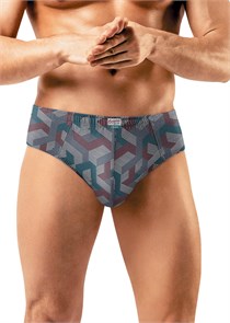 CLE MC450711 Трусы муж. (52-т.серый/т.бирюзовый) 98265