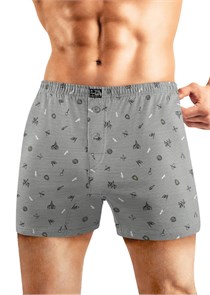CLE MBX452121 Трусы муж. (52-серый/чёрный) 98489