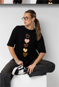 6014HW-22K-22 Футболка женская (Черный (170)-92(46)) 6014HW-22K-22