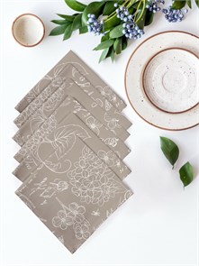Салфетка Рогожка 35*35 ш.ц. рогожка шц