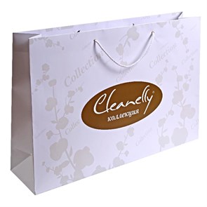 Пакет бумажный "Cleanelly Collection" 60*40*15 GOLD PACKAGE-CLGOLD-604015