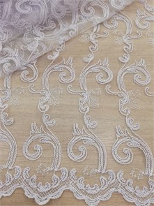 Штора тюль 250*350 см 12KR09/280 kord BEYAZ 12KR09/280 kord BEYAZ