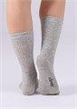 CLE Носки жен.S240 база хл+эл (25-меланж серый) 82622 - фото 100268