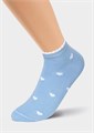 ЭЙС Носки жен.Д141 хл+эл укор голубой 23 82638 - фото 100301