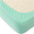 Простыня трикот 125 гр. на рез. (90х200х20+-2см) арт. Р010Т (Мята) Р010Т-23 - фото 102530