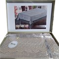 Скатерть Efor Nazende 160x220 см. капучино SK-295/05 - фото 103245