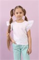 CSKG 63795-20-397 Футболка для девочки (Белый (110)-60) 598188 - фото 115283