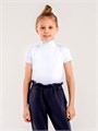 CWJG 63201-20 Водолазка для девочки (Белый (152)-80) 604263 - фото 115795