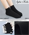 Носки жен.№0283-2 "ZuWei" черные корот шелк 10шт/уп 96466 - фото 118095