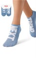 Носки ж. 4201 TREND (39-41-Jeans) с надписью "NEXT TREND" MNM 96977 - фото 118814