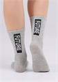 CLES Носки жен.L3002 market line хл+эл (25-меланж серый) 97047 - фото 118890