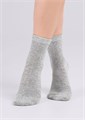CLES Носки жен.L1002 market line хл+эл (23-меланж серый) 97051 - фото 118894