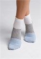 ЭЙС Носки жен.Д152 укор хл+эл (25-св.голубой/меланж серый) 97064 - фото 118907