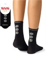 Носки ж. 4215 TREND (39-41-Nero) ромашки MINI 97178 - фото 119100